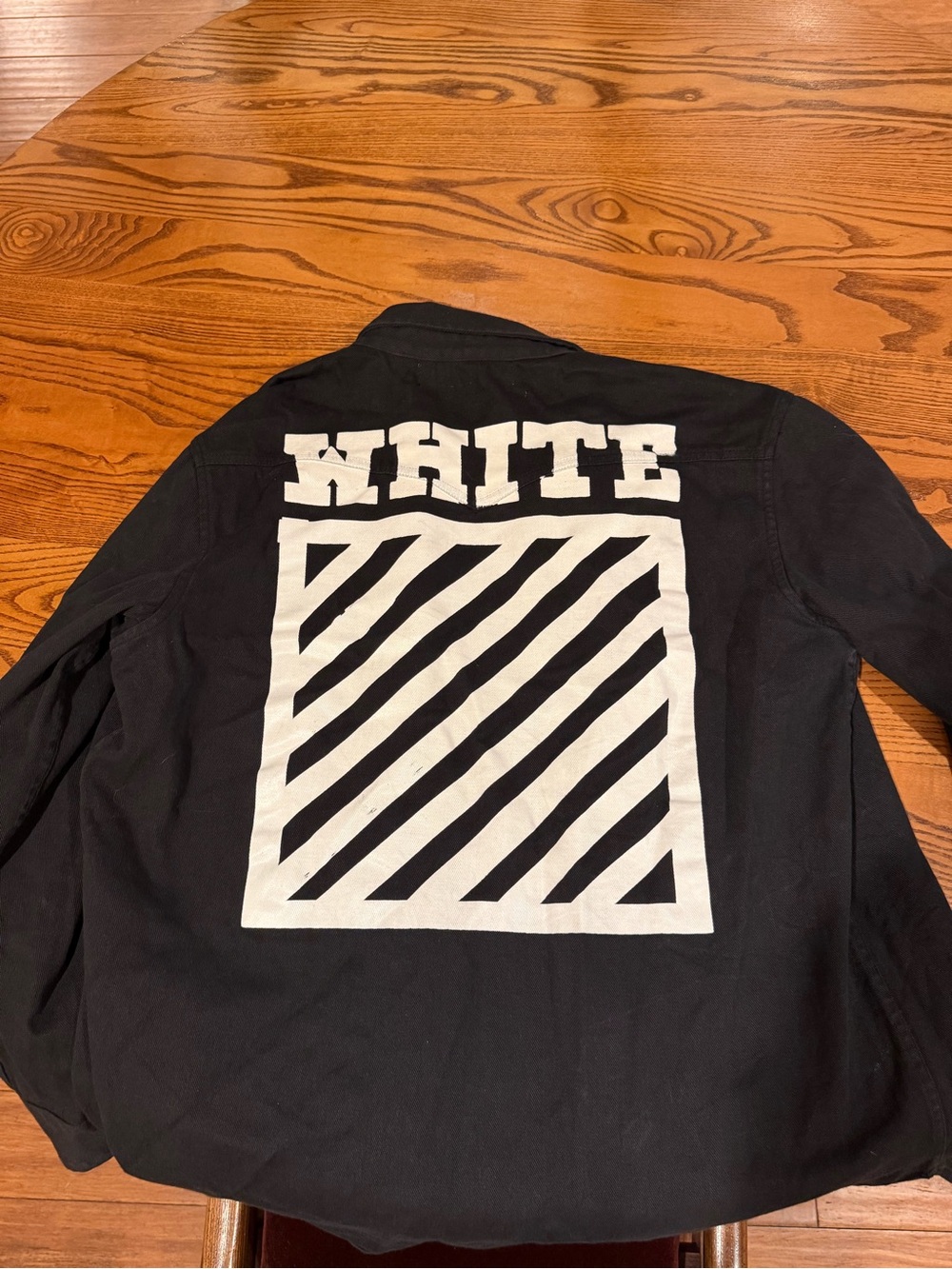 Off-White C/O Virgil Abloh Black Denim Shirt
